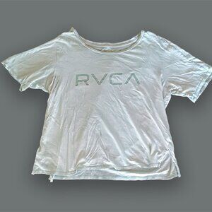 RVCA | Women's Mint Green Paper Thin Tshirt size M